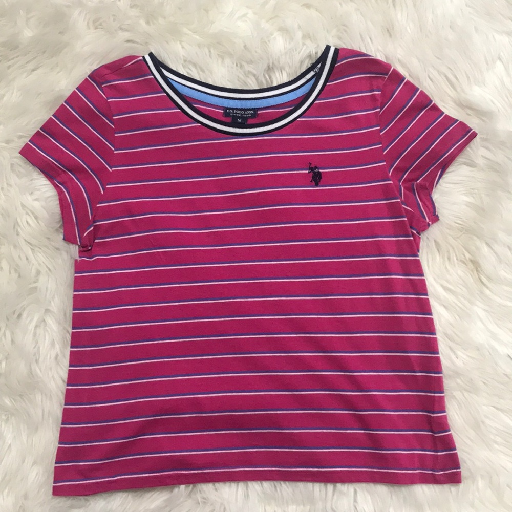 Striped Crop Top